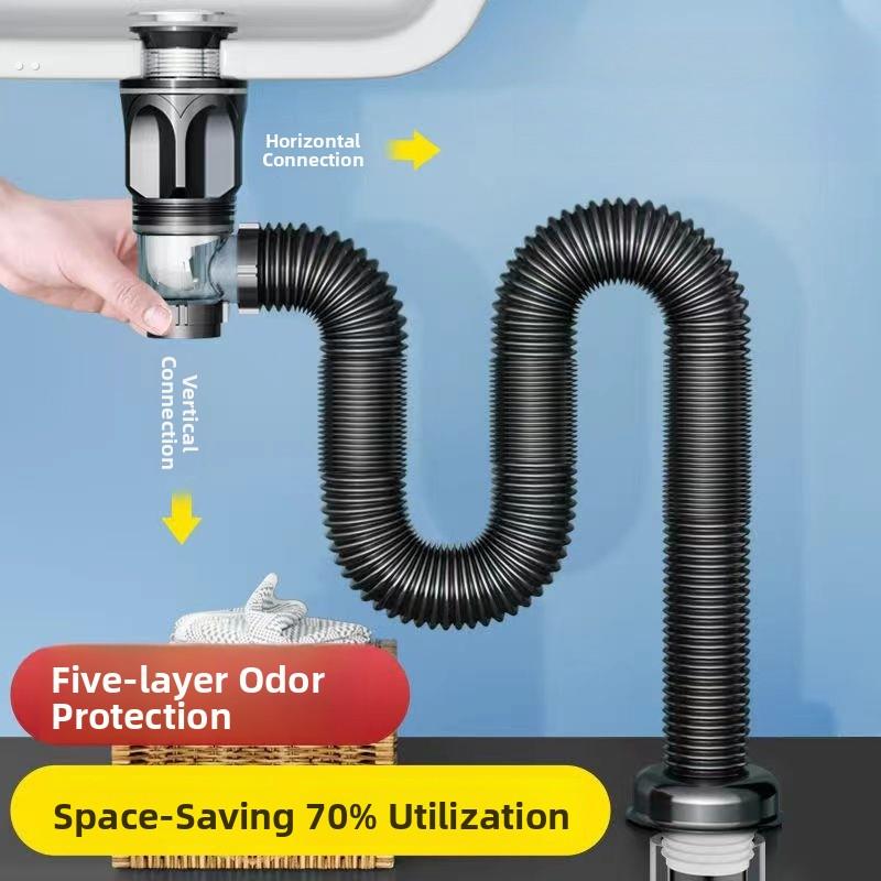 采购产品洗脸盆下水管道，浴室除臭剂套装，洗脸盆配件成套，通用