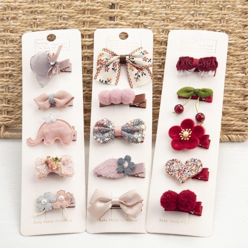 小月龄胎毛夹婴儿发夹小月龄掐子发卡碎发别刘海的小卡子头饰可爱 - 封面