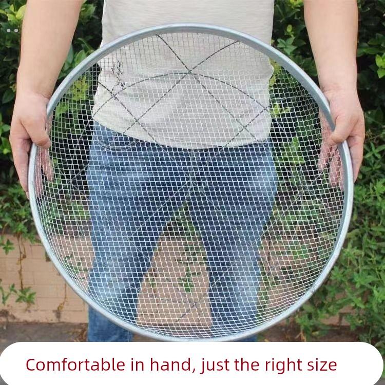 不锈钢筛沙网园艺筛土筛子石子沙子筛网过滤筛工业用铁漏网筛筛子