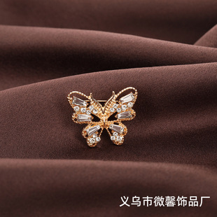 饰胸针 新款 气质高档胸针防走光扣针时尚 开衫 丝巾扣固定衣服装