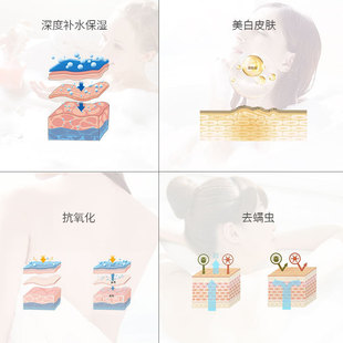 适用日韩美肤增压净水过滤喷淋头V美肌美肤沐浴喷头家用洗澡