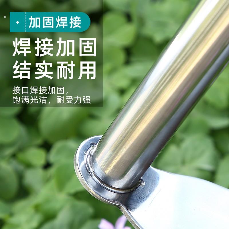 不锈钢锄头农用工具种菜小锄头园艺工具农用锄头耙镐锄短柄农具