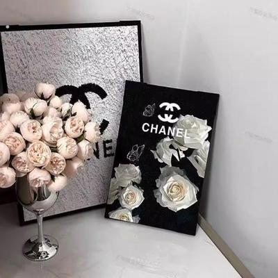 电视柜台面摆件画玄关装饰画客厅高档软装高级感摆件画摆件框创意