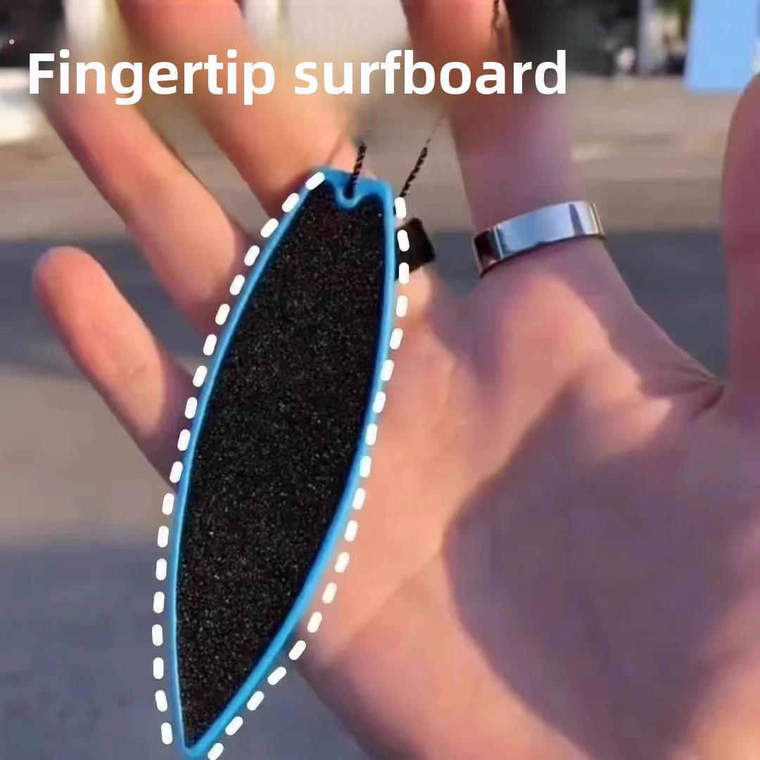 抖音迷你减压指尖手指冲浪板滑板减压神器成人指尖悬吊流行玩具