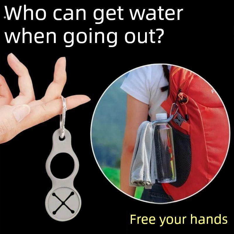 便携水瓶挂扣户外旅行饮料瓶收纳钩矿泉水扣户外登山解放双手神器