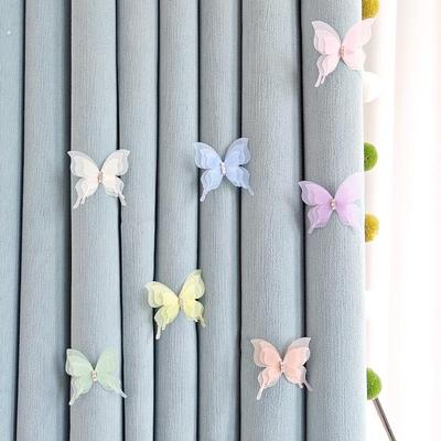 蝴蝶窗帘装饰配件小饰品别针点缀窗帘挂件卧室纱帘装饰品挂饰配饰