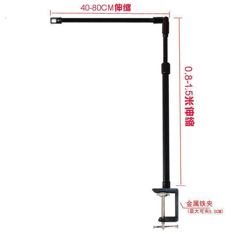 灯牌伸缩杆摆摊支架展示挂布户外应急灯杆横幅招牌广告夹桌面伸缩