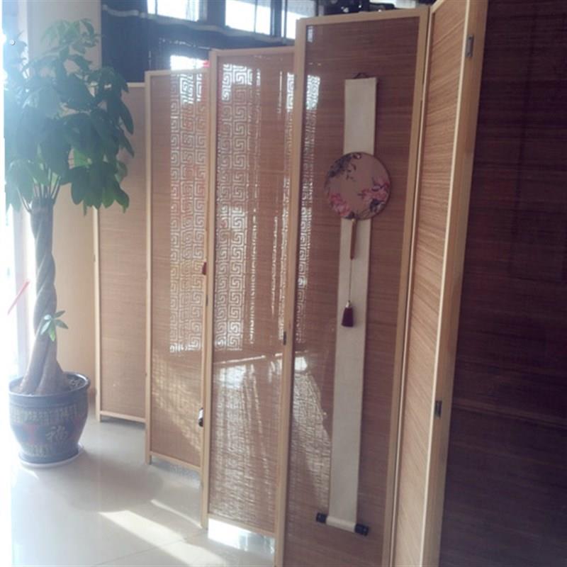 中式屏风隔断折屏屏障新中式日式室内隔断玄关实木竹子简约屏风