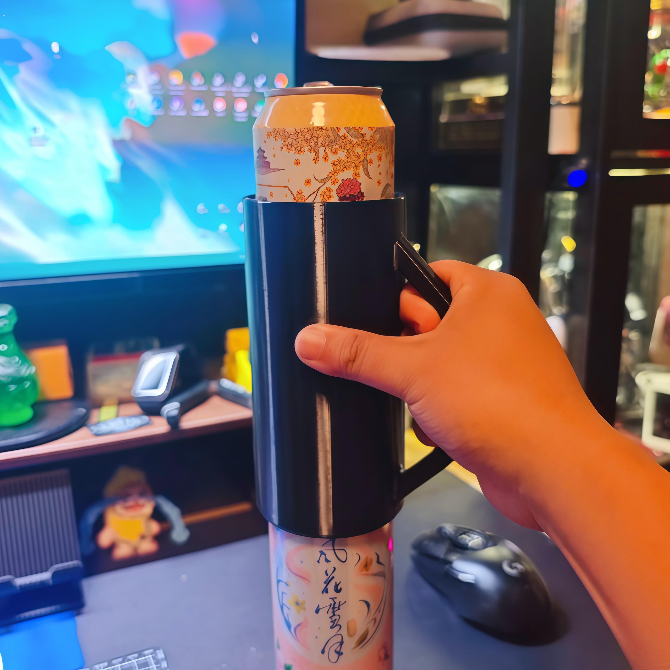 【喝酒神器】弹仓啤酒杯套易拉罐弹舱杯创意聚餐弹射杯套换弹杯子