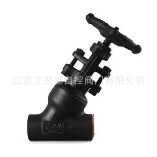 J65Y-150LB高温高压Y型截止阀DN15-DN50锻造焊接Y型焊接截止阀
