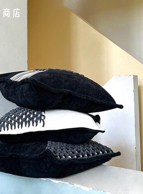 卷宗商店  NANFANG STUDIO  手工编织抱枕现代客厅靠垫