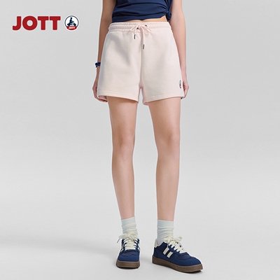 JOTT 专柜正品 | 粉色抽绳松紧腰短裤简约时尚女士休闲裤夏季新款
