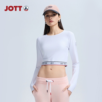 JOTT长袖露脐春夏上衣T恤