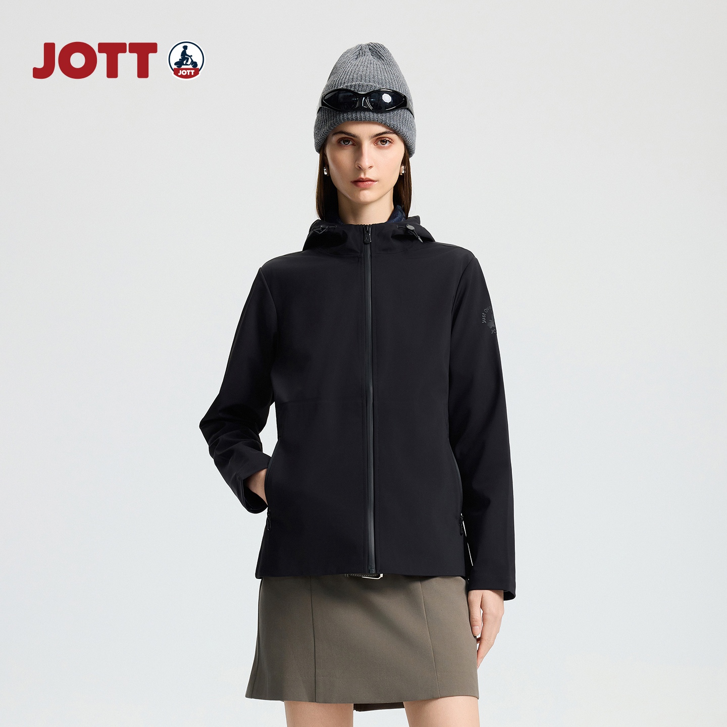 JOTT女士春秋夹克休闲百搭
