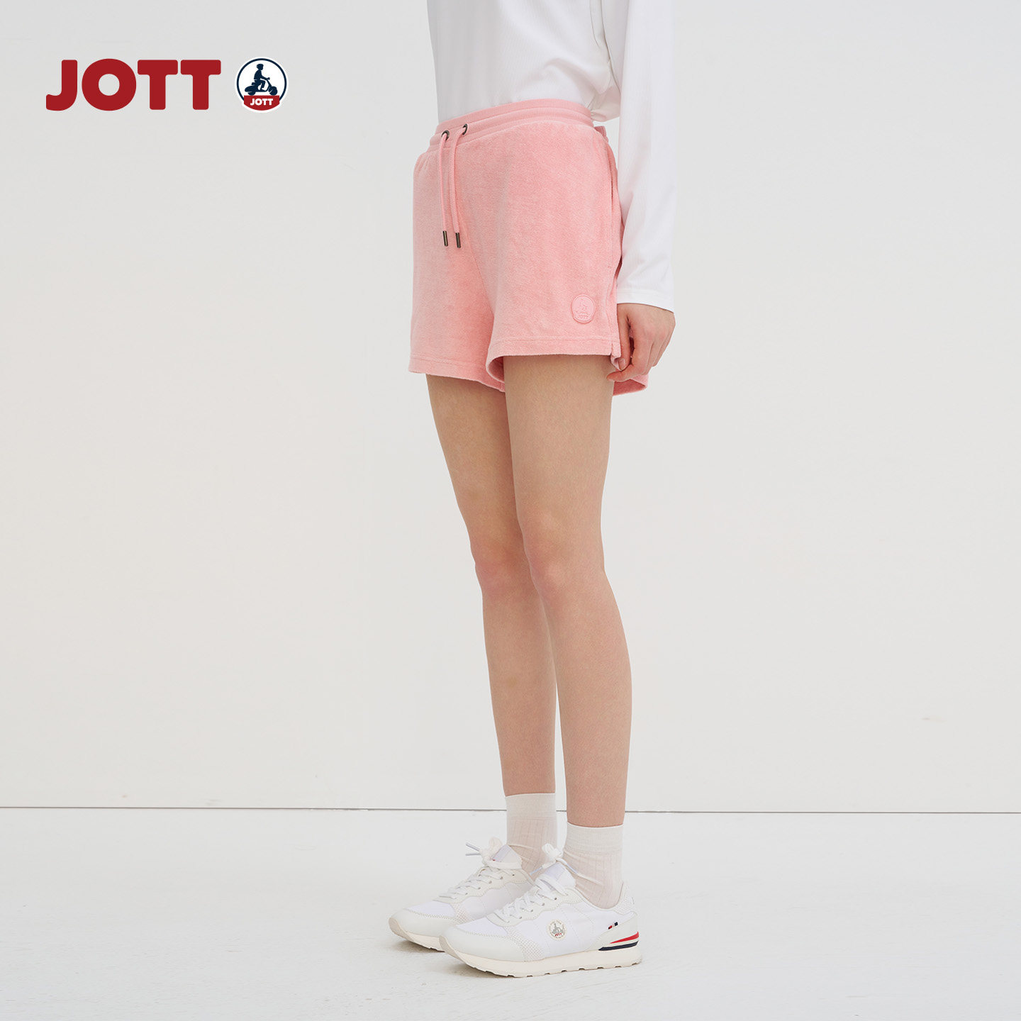 JOTT 专柜正品 | 简约时尚纯色小短裤休闲裤子卫裤女士夏季新款图片