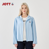 专柜正品 外套 连帽开衫 JOTT 防晒夹克 简约直筒女士薄款 春夏季