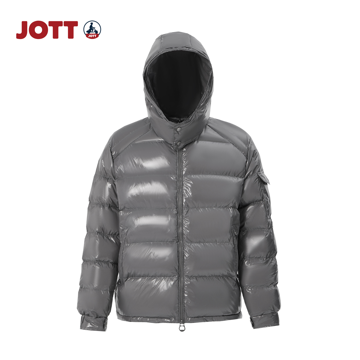 JOTT【商场同款】男士羽绒服冬季连帽商务休闲保暖外套  J1141319