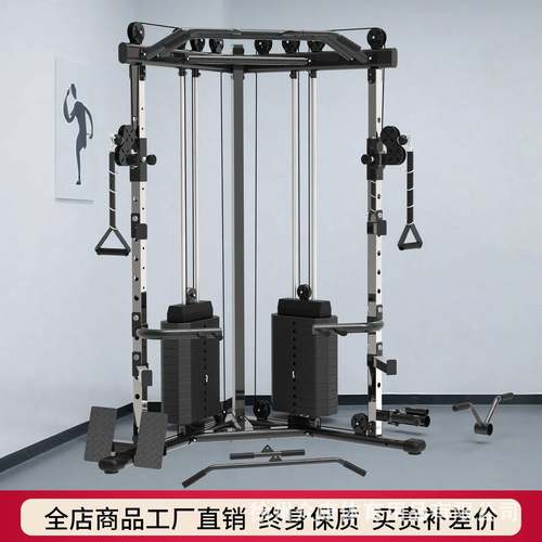 多功能三角双边飞鸟训练器稳定家用健身器材工厂直供综合训练器