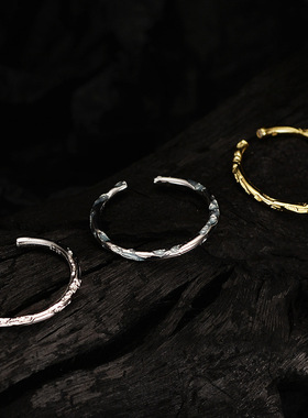 J1313 韩版简约精致S925纯银戒指时尚通勤女生细指环小巧质感