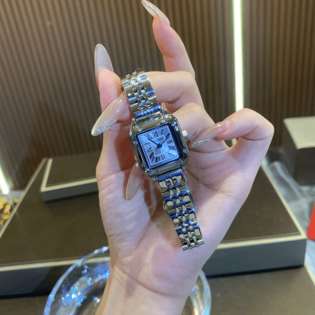 正品迪芙丽手表女款2025新款轻奢小众简约气质时尚潮流方形小表盘