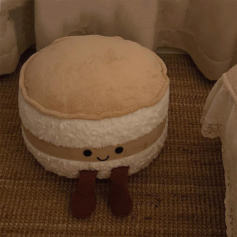 可爱蒲团坐垫家用沙发脚凳换鞋凳