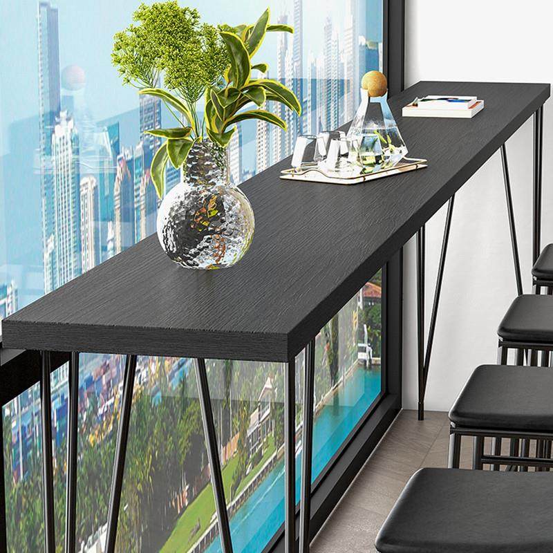 实木吧台桌家用阳台长条桌靠窗窄桌子奶茶店高脚桌商用酒吧台桌椅,商业/办公家具,酒吧台,淘宝优惠券,粉丝福利购,淘宝优惠卷