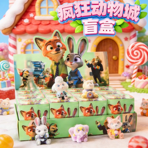 【疯狂动物城】公仔盲盒惊喜礼物