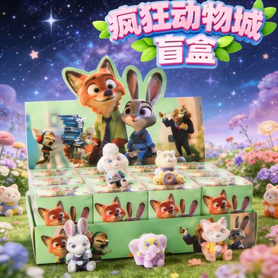 【疯狂动物城】公仔盲盒惊喜礼物