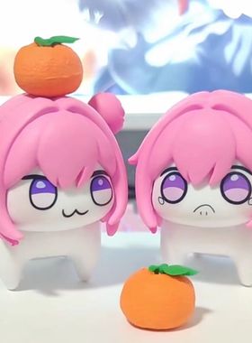 Doro桃乐丝Q版手办模型胜利女神二次元动漫周边粉狗公仔潮玩摆件