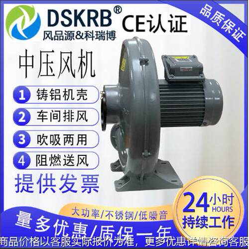 吸尘送风轻型工业蜗牛式气泵化工粉体气力输送