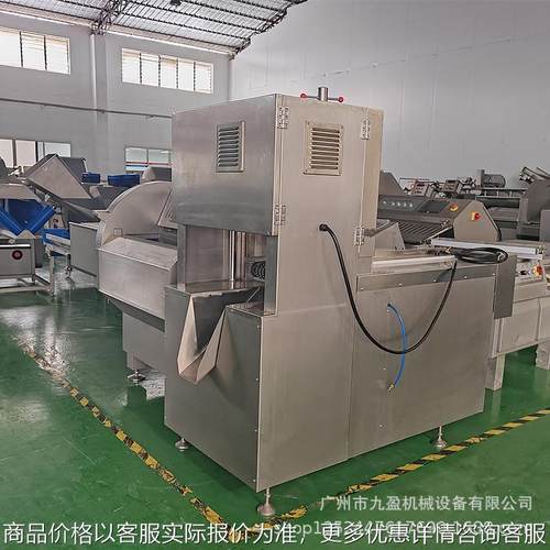 厂家直销 多段锯锯骨机 数控版排骨猪脚切块机 冷冻鸡鸭分切块机