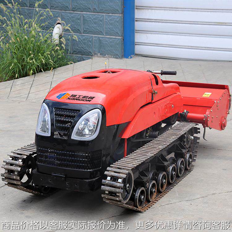 翔工农用多功能一体机 除草耕地施肥农用机 全地形履带式翻地机