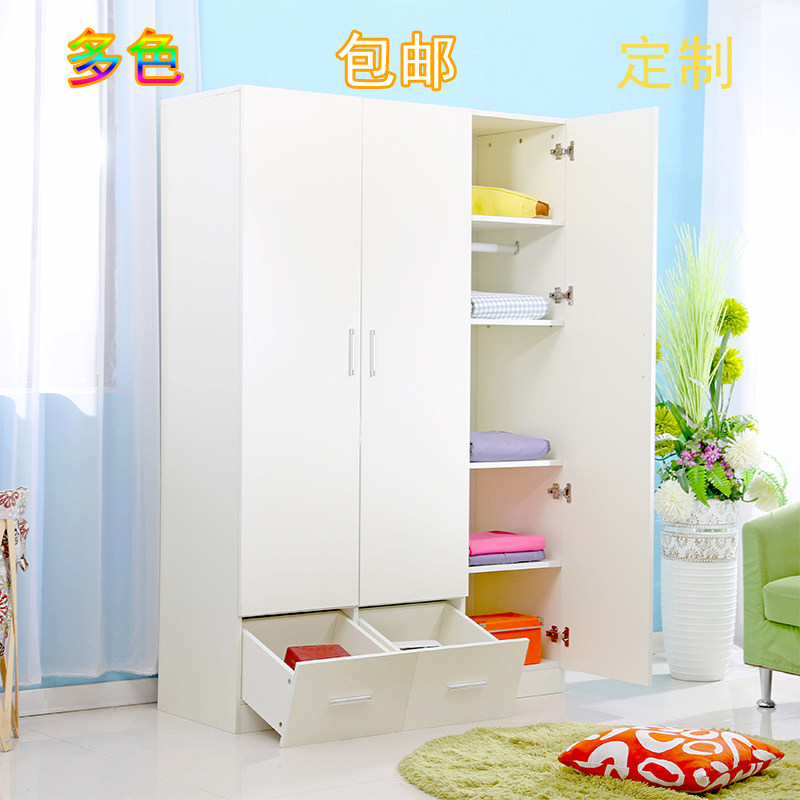 简易现代衣柜质板式组合整体衣柜门门门衣橱