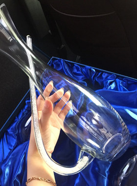 欧式醒酒壶晶玻璃镶钻红酒醒酒器葡萄酒分酒器酒店酒杯号