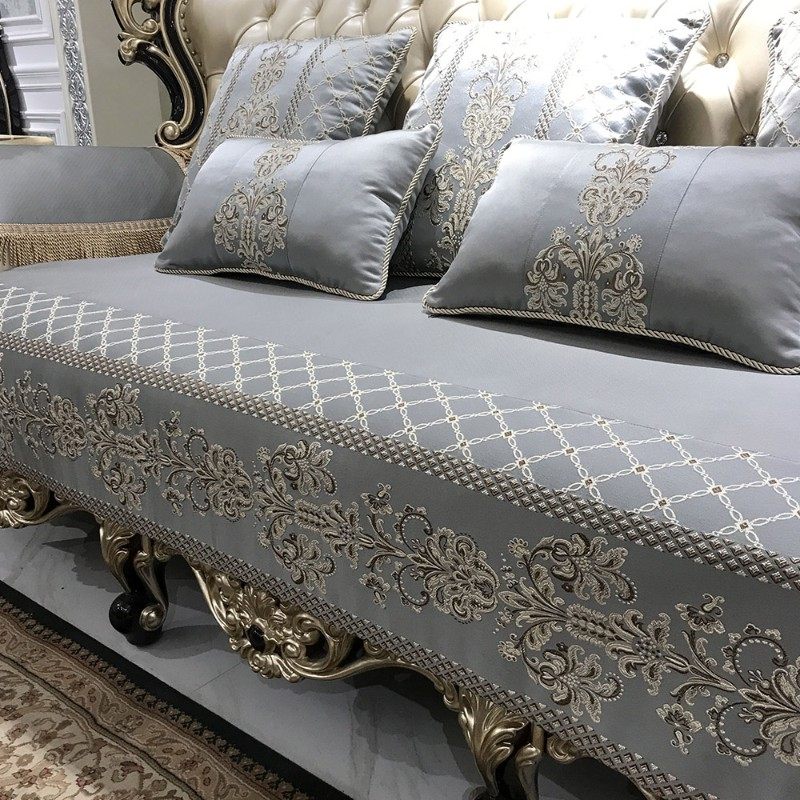 夏凉垫子沙发垫欧式四季奢华夏季简欧滑真皮坐垫夏天套罩巾定做,居家布艺,沙发垫,淘宝优惠券,粉丝福利购,淘宝优惠卷