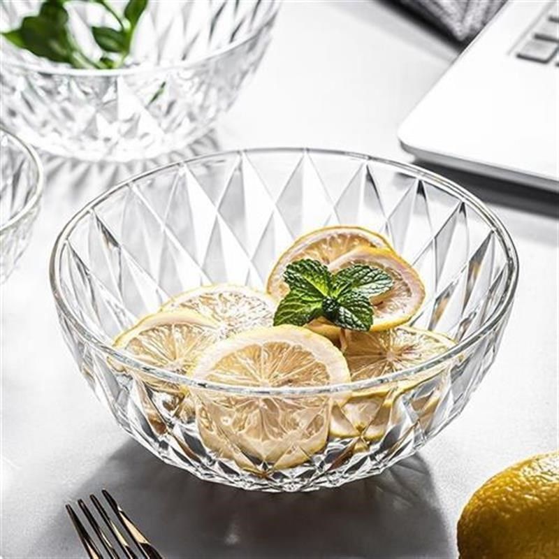 丽尊耐热玻璃甜品碗调料碗面膜碗水果沙拉碗饭碗面碗冰粉碗凉拌碗