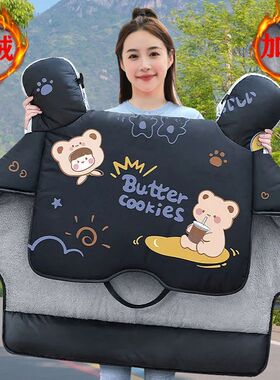 冬季挡风被冬天加绒加厚车风寒骑车加宽