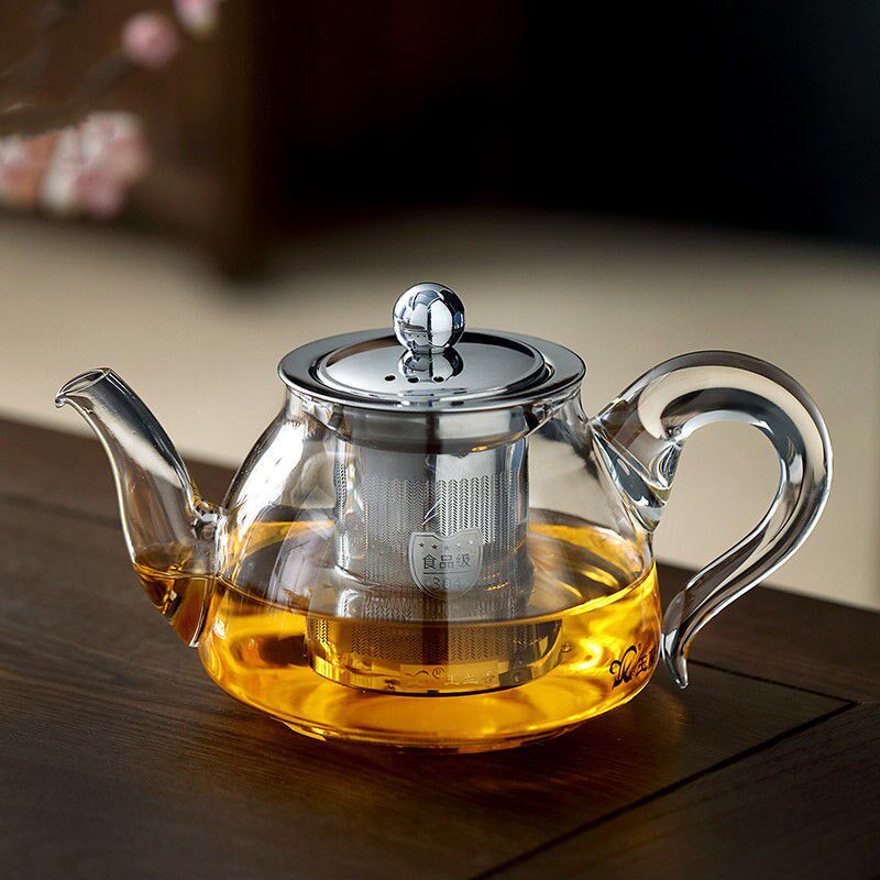 玉兰香泡茶壶玻璃耐温内胆过滤冲茶器煮茶壶花茶壶