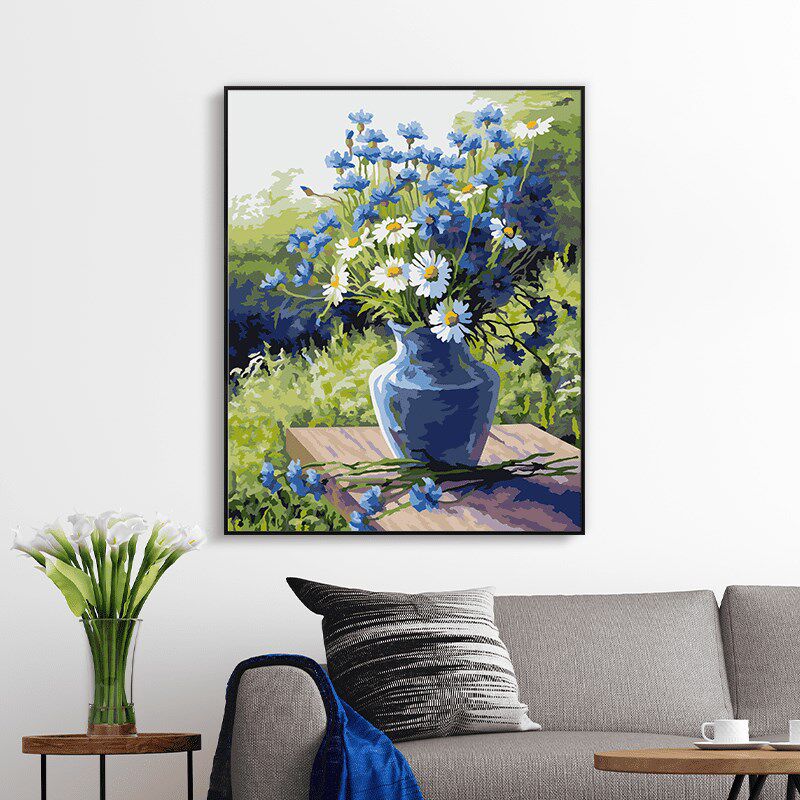 梵格数字油画y手绘填油彩画手工画画填色y治愈涂色减压