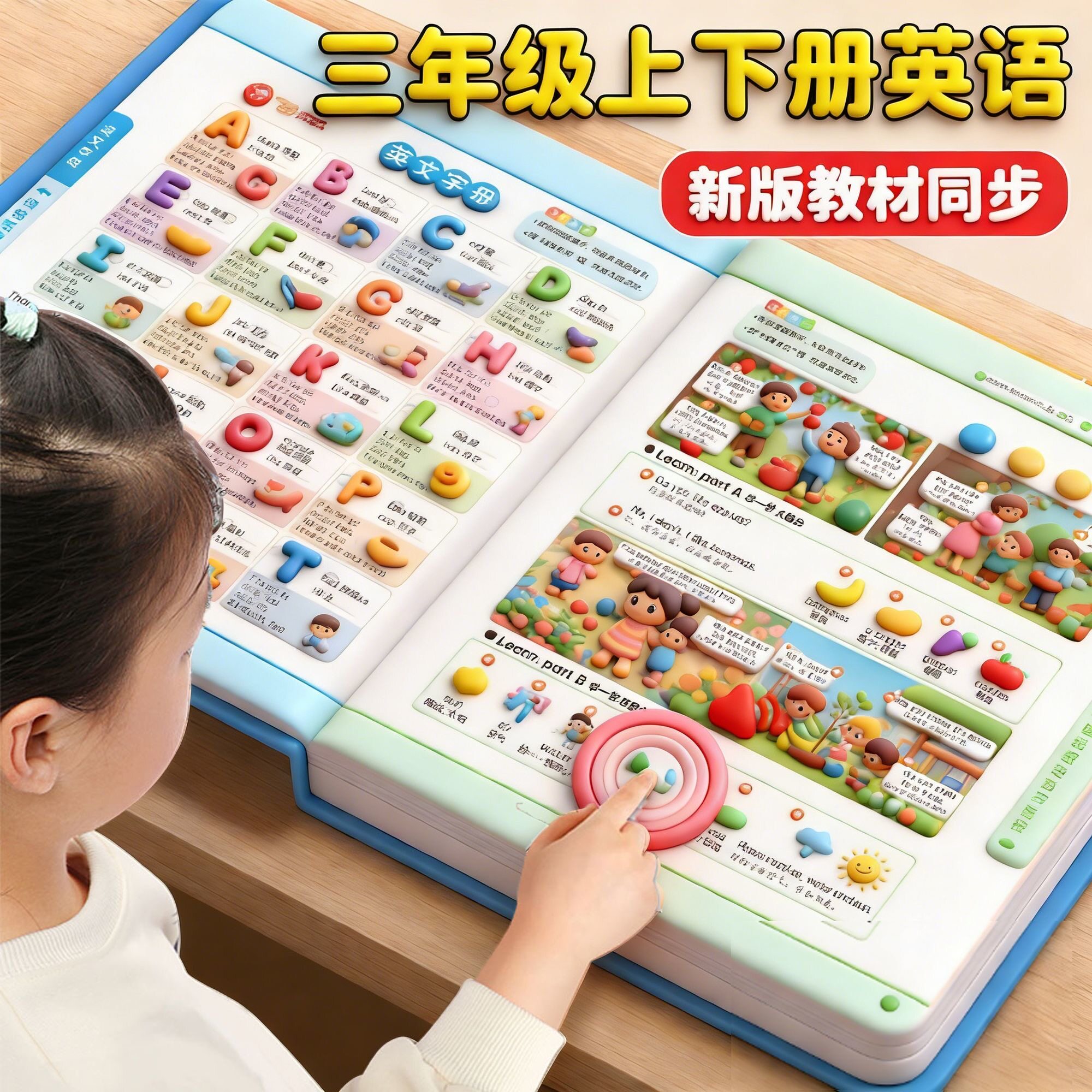 教材同步三年级上下册英语有声书