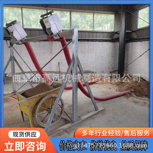双驱车载吸粮机 颗粒状工厂软管吸料机 小麦家用220V软管