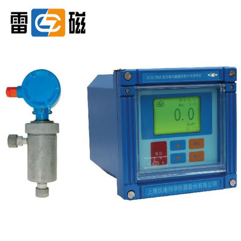 上海雷磁 DCG-760A型电磁式酸碱浓度计电导率仪水质实验室分析仪