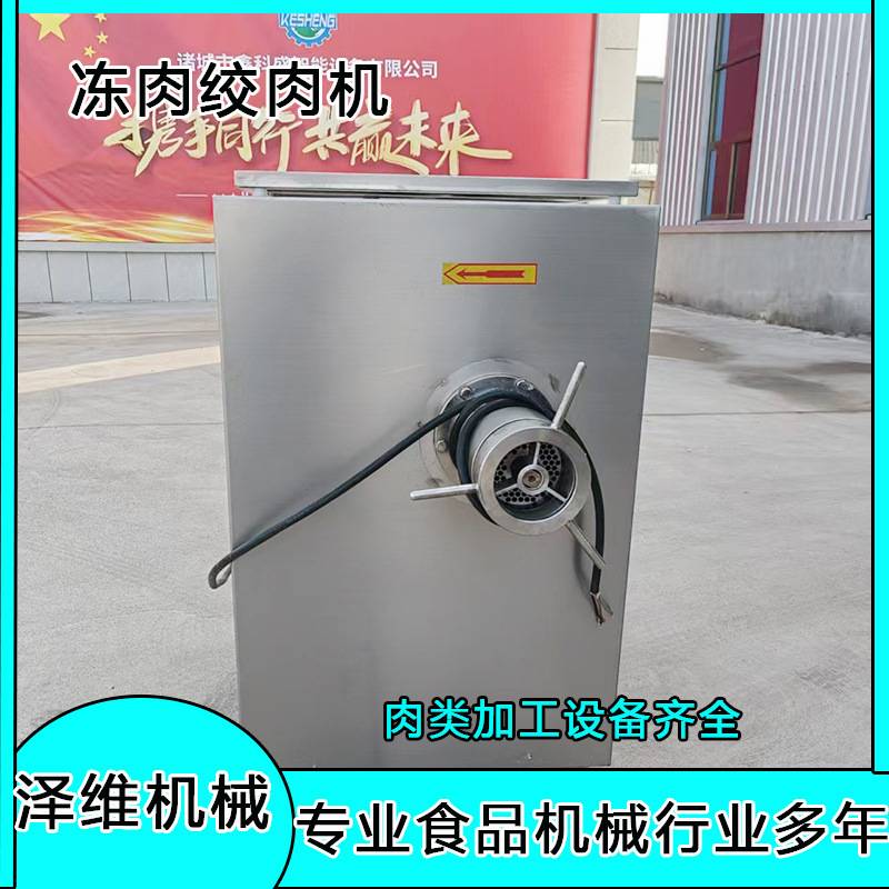 不锈钢冻肉绞肉机 冻肉块鸡架鸭架绞肉机 商用鲜肉冻肉冻鱼绞肉机