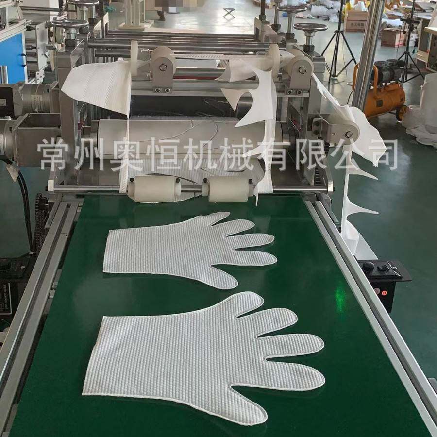 超声波PLC全自动鱼鳞纹懒人抹布除尘家务宠物洗澡清洁手套机