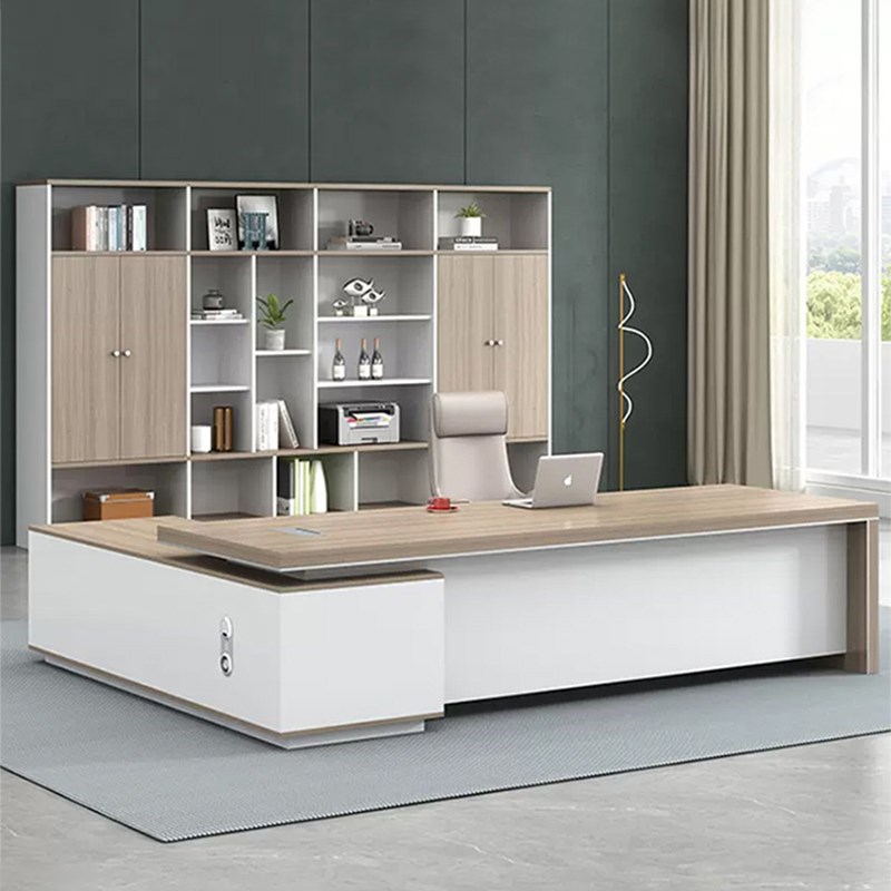 办公桌老板桌简约现代大班台时尚办公家具大气总裁桌经理桌椅组合