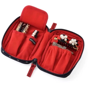 日系ARTISAN ARTIST外出旅行便携饰品首饰收纳盒精致口红刺绣包包