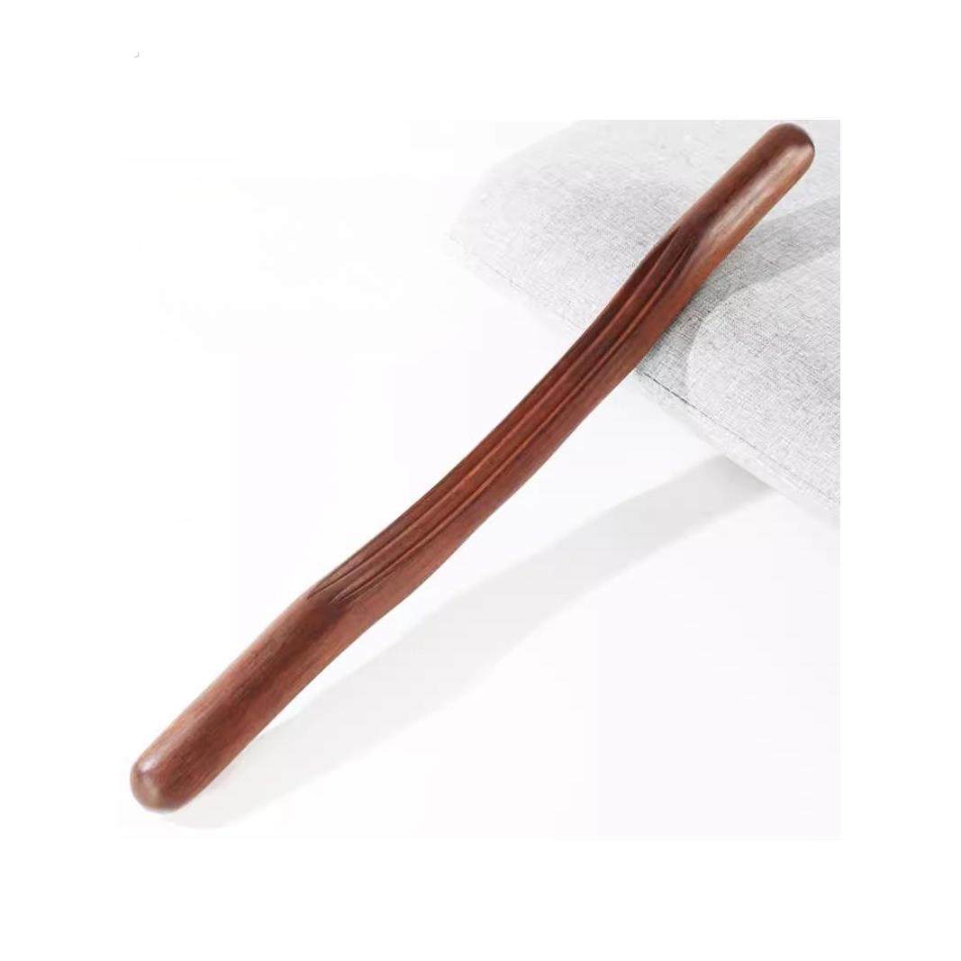 檀木擀筋棒按摩棒全身通用刮痧棒神器专业开背赶筋经络杆筋棍实木