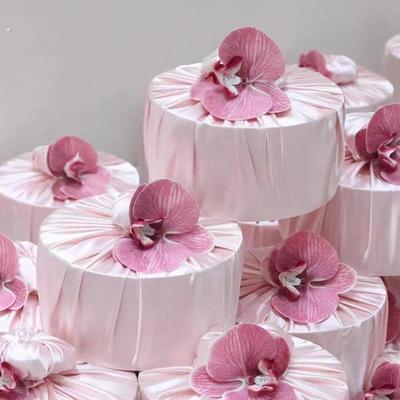 结婚伴手礼女伴娘高档实用网红绸缎风吕敷礼盒空盒子小众高级创意