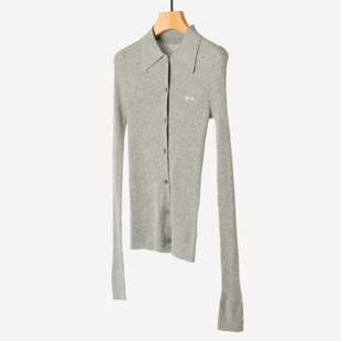 打底上衣 u系巨显瘦 超软糯亲肤羊毛针织修身 polo衫