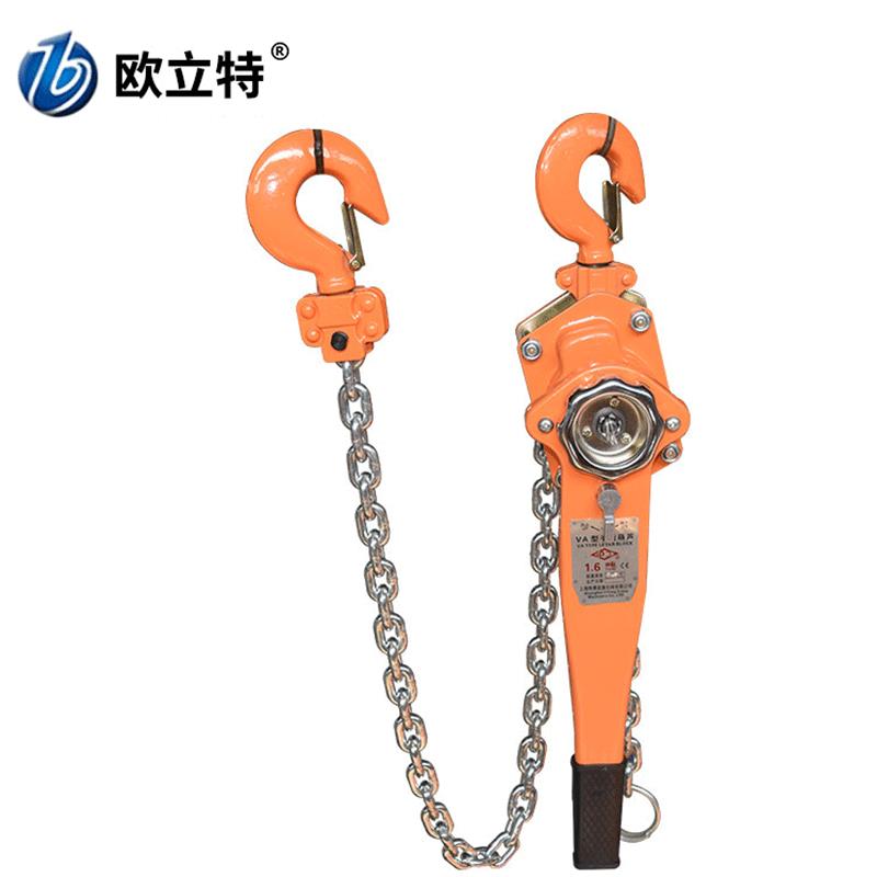 手动手摇葫芦手板拉紧线器HSH型手扳葫芦1.5T3m电力手扳葫芦